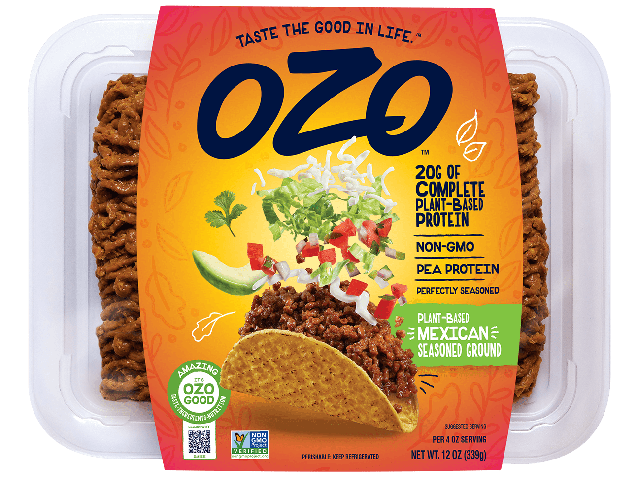 OZO Foods PlantBased Mexican Seasoned Ground