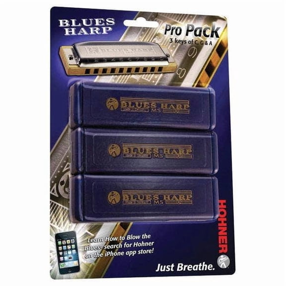 Hohner Blues Harp G-C-A Propack