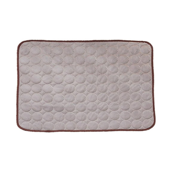 2025 Upgraded Dog Cooling Mat - Self-Cooling Pet Pad for Dogs & Cats, Washable Ice Silk Summer Mat for Crate/Bed/Sofa/Car, Chew-Resistant Cool Pad Indoor & Outdoor Use