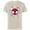 Natural, variant on Marvel Spidey and His Amazing Friends Christmas Wreath - Short Sleeve Cotton T-Shirt for Adults - Customized-Red