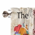 thumbnail image 5 of Half Window Curtains 24 Inches Long, Laundry Room Window Treatment Curtain Drapes, Rustic Farmhouse Washing Machine Clothes Short Curtains Tiers for Kitchen Over Sink, 27.5"x24", 2 Panels, 5 of 7