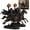 2 PCS, variant on 10.24 Inch Lighted Headless Horseman Statue, 1 PC LED Pumpkin Horse Halloween Decor, Spooky Gothic Fantasy Figurine with Warm LED Glow, Perfect for Halloween Mantel, Shelf, Tabletop and Home Decor