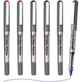 thumbnail image 1 of SHIYOU-Stylos Rollerball Liquides Pointe à Aiguille, Pointe Extra Fine 0.5mm, Lot de 6 Stylos Rollerball 3 Couleurs Séchage Rapide, Stylo Roulant Écriture Fluide pour Journaling, Prise de Notes, Fournitures de Bureau et d'École, 1 of 4