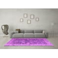 thumbnail image 3 of Ahgly Company Indoor Rectangle Abstract Purple Modern Area Rugs, 2' x 5', 3 of 4
