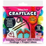 Toner Plastics 200' Craftlace Translucent Colors Value Pack