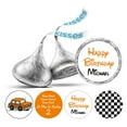 thumbnail image 1 of Darling Souvenir Lil Man Is Turning 2nd Birthday Custom Stickers Candy Labels 190 Pcs-Orange, 1 of 2