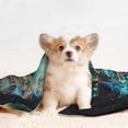 thumbnail image 4 of Yiaed Artistic Light Dot Wolf、 Print Dog Blankets-Cat Blanket Washable for Couch Protection,Puppy Blanket, Soft Plush Reversible Throw Furniture Protector-, 4 of 8