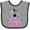 Heather and Black, variant on Inktastic Viola Future Violist Music Girls Baby Bib