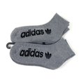 thumbnail image 3 of adidas Men's Originals Quarter Ankle Socks, 6 Pairs, (Shoe Size 6-12) (Grey Heather/Black), 3 of 3