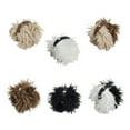 thumbnail image 4 of 3. Plush Ear Warmers Featuring Glitter Stars, Soft Fringed Thermal Earmuffs for Kids Adults in Cold Climates, 4 of 8