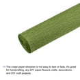 thumbnail image 3 of Uxcell Crepe Paper Rolls 7.5ft Long 20 Inch Wide, Olive Green 2 Pack, 3 of 5