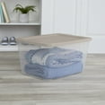 thumbnail image 3 of Sterilite 58 Qt. Storage Box Plastic Adult, Grey Pumice, 3 of 9