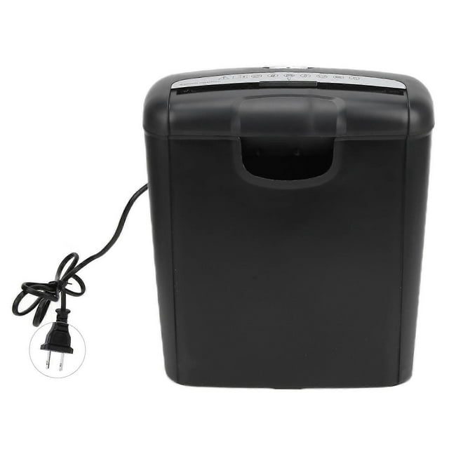 Paper Shredder Efficient Convenient Operation Mute Intelligent Shutdown Overheat Protection File ShredderUS Plug 110V