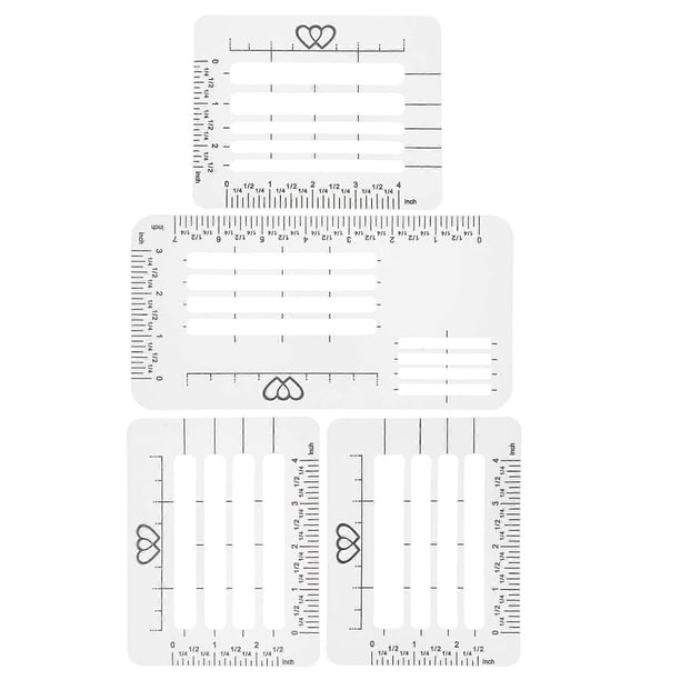 Crafts Stencils Envelop Maker Stencils For Envelope Addressing And Letter Writing Multipurpose 4Pcs