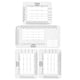thumbnail image 1 of Crafts Stencils Envelop Maker Stencils For Envelope Addressing And Letter Writing Multipurpose 4Pcs, 1 of 4