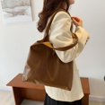 thumbnail image 3 of Bolso Hombro Mano Cuero PU Señoras Gran Capacidad para Mujeres, 3 of 9
