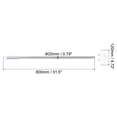 thumbnail image 2 of Unique Bargains 32' x 5' Handheld Sign Stand Sign Stands for Display Sign Holder Stand Holder Metal Fan-Shaped, Silver, 2 of 5