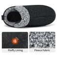 thumbnail image 3 of House Slippers for Woman Men, Women's Fuzzy Memory Foam Winter House Slippers for Indoor Outdoor, 3 of 6