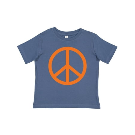 

Inktastic Funky Orange Peace Sign Gift Baby Boy or Baby Girl T-Shirt