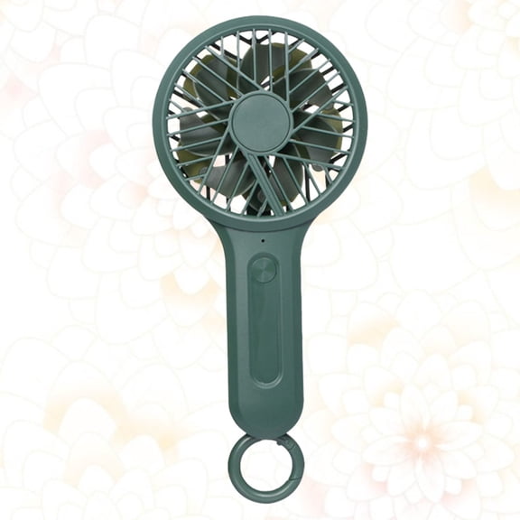 HONMEET Green Portable Handheld Fan Lightweight USB Charging Fan for Cooling at Home, Office, Outdoor Use
