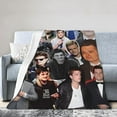 thumbnail image 7 of Josh Hutcherson Blanket, Warm, Lightweight & Ultra-Soft Flannel Fleece Blanket, Anti-Pilling Plush Blanket for Bed, Couch, Sofa, Bedding Decor, 60"x50", 7 of 7