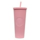 thumbnail image 1 of Taza de agua reutilizable con tapa resellable, taza de agua de plástico de 24 oz, 1 of 5
