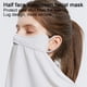 thumbnail image 5 of Máscara facial unisex de verano para correr y ciclismo para mujeres con orejas de montaje ajustables, 5 of 5