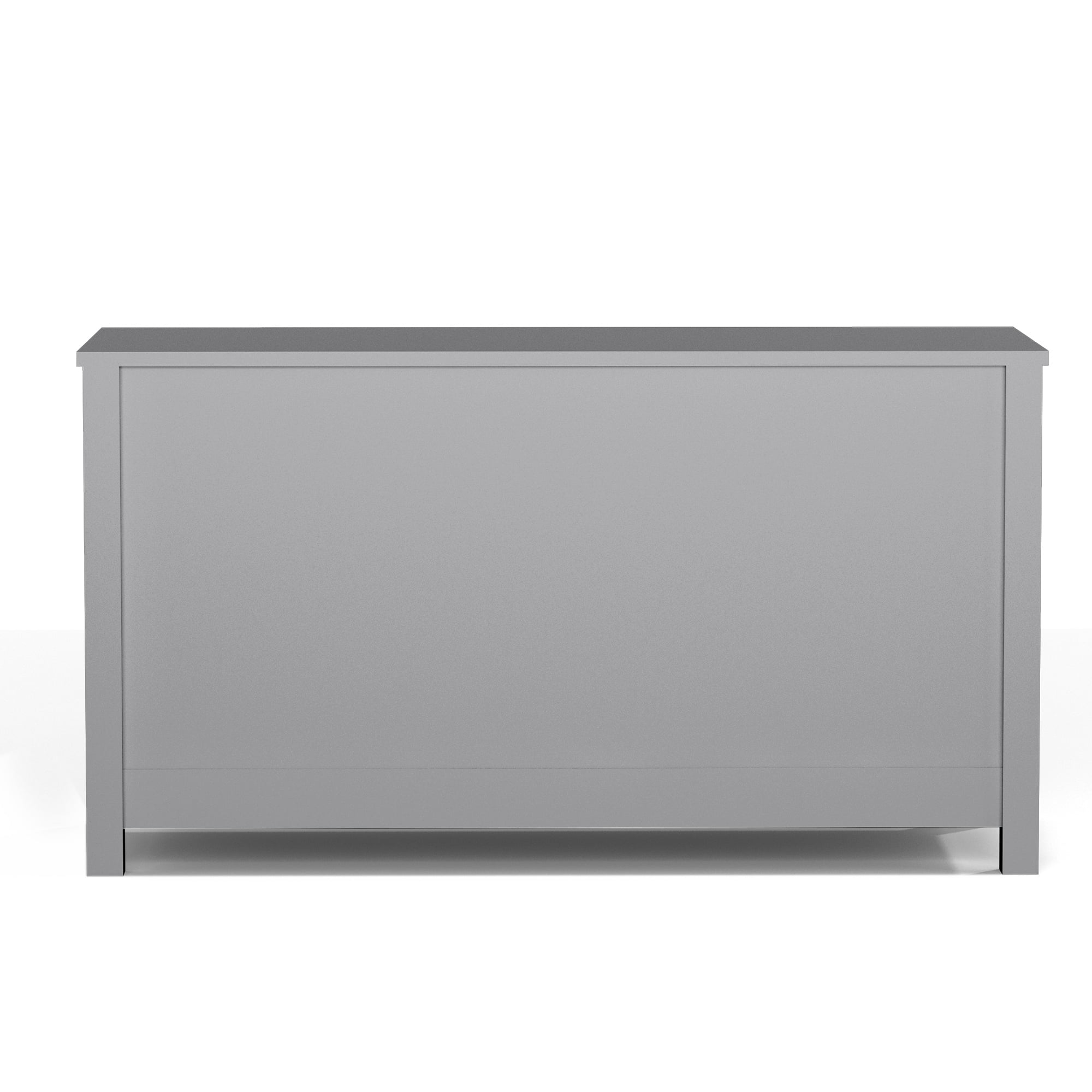 Aukfa Toy Chest Wooden Storage Bench Large Storage Trunk  for Boys Girls with Safety Hinged - Gray
