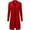 RED, variant on FashionMille Women's Long Line Open Front Knit Sweater Cardigan with Pockets