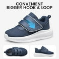 thumbnail image 6 of YHOON Boys Girls Shoes Slip on Lightweight Running Tennis Sneakers Walking School Kids Shoes Navy Blue Little Kid Size 12, 6 of 8