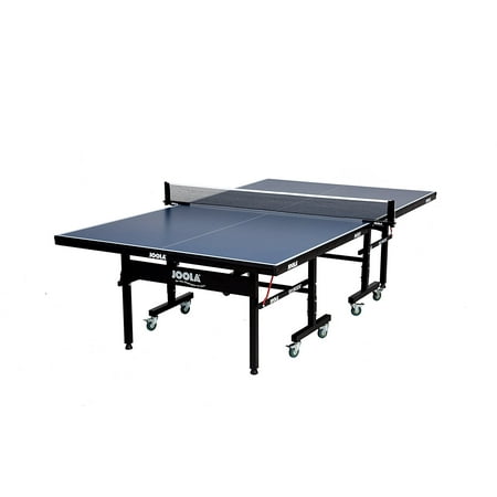 JOOLA Inside 18 Professional Table Tennis Table with Ping Pong Net Set, 18mm Surface, Regulation Size 9' x 5', Blue