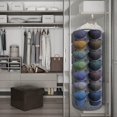 YruYptpaln Baseball Cap Display Rack Door Back Wall Non Woven Large