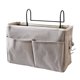 thumbnail image 1 of Organizador De Mesita De Noche, Cesta Organizadora De Mesita De Noche De Lino Y Algodón, Bolsa Colgante Multiusos, Soporte Para Bolsa Colgante Para Literas, Dormitorios, 1 of 8