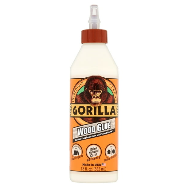 Gorilla Wood Glue Natural Wood Color, 18 ounce Bottle