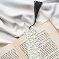 thumbnail image 6 of Kdxio Hand Drawn Colored Hearts Print Metal Tassel Bookmarks,Perfect Gift for Art Lovers and Bookworms Metal Bookmarks for Women, 6 of 8