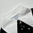 thumbnail image 5 of Black Cosplay Dress for 4-10 Year Girls Long Sleeve Shirt Dress, 5 of 8