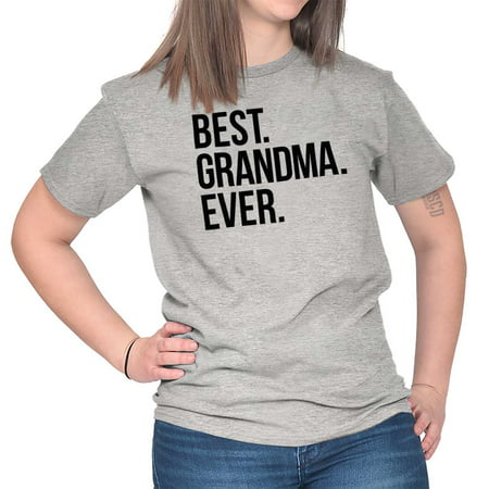 Brisco Brands Best Grandma Ever Mothers Day Lady Short Sleeve T (The Best Short Haircuts)