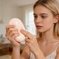 thumbnail image 6 of Roiihwy Rice Cake Squish Toys, Slow Rebound Squeeze Stress Balls, White, 5.3"x2.6", Stress Relief Sensory Toys, 6 of 8