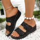 thumbnail image 2 of WILLBEST Sandalias De Plataforma Con Estampado De Leopardo Para Mujer, Zapatos Informales De Cuña Con Punta Abierta, Cómodos Para La Playa, Para Verano, 2 of 7