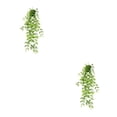 thumbnail image 2 of Kearding Aspecto realista ABS Planta ecológica para la decoración del hogar Sin riego Amplia aplicación Limpie el polvo Flexible Peasecod bacalao 2Conjunto, 2 of 6