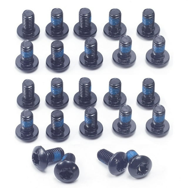 MTB Mountain Bike Stainless Disc brake rotor bolts 24 PC M5 x 9mm, T25 Torx