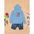 thumbnail image 3 of 4Th July Flag Fireworks Hoodie Juniors -Image by Shutterstock,  x-Large, 3 of 4