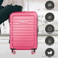 thumbnail image 2 of MEETSWEET Silicone Luggage Wheel Sleeves 9 pieces pink, 2 of 7