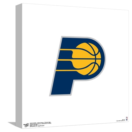 Gallery Pops NBA Indiana Pacers – Primary Logo Canvas Wall Art Unframed Version 12 x 12