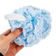 thumbnail image 3 of Bola de baño de encaje, Bola de ducha, redes de burbujas para baño, depurador de espalda para el baño del hogar (azul cielo), 3 of 5