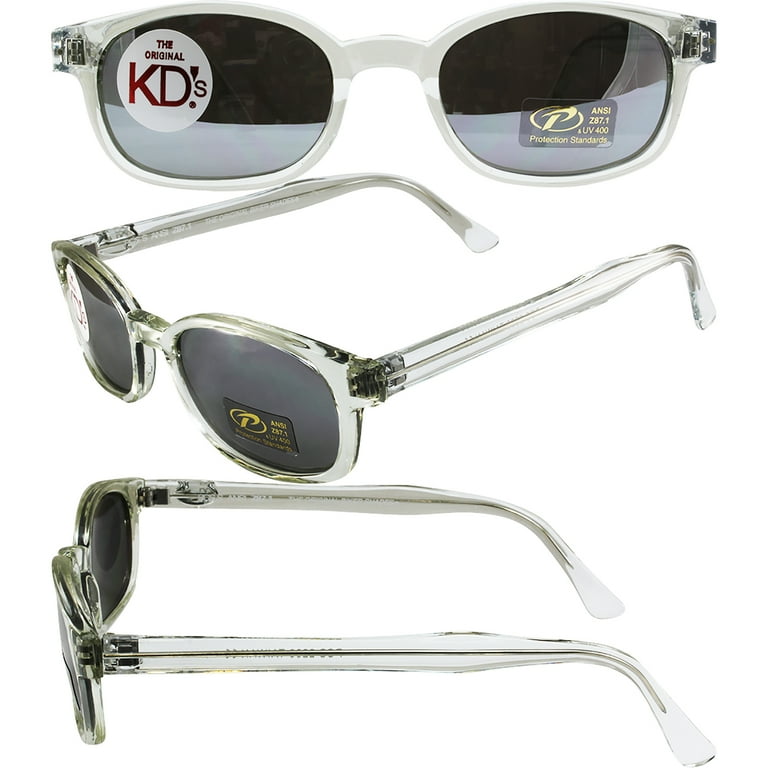 Clear mirrored sunglasses sale