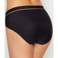 thumbnail image 2 of Women's Vanity Fair 13195 Light & Luxe Hi-Cut Brief Panty (Midnight Black 9), 2 of 2