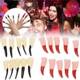 thumbnail image 2 of Advancent 10 piezas de uñas postizas, juguete para uñas, mano de obra fina, superficie lisa, accesorio de Cosplay, entretenimiento, suministros Kits de decoración para fiestas, 2 of 6