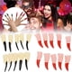 thumbnail image 4 of Kearding 10 piezas de uñas postizas, juguete para uñas, mano de obra fina aterradora, superficie lisa, accesorio de Cosplay, práctico para usar, Kits de decoración para fiestas rojo Kearding HA043415-02, 4 of 6
