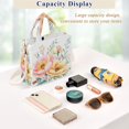 thumbnail image 4 of Corduroy Tote Bag for Women Shoulder Handbags Fashion Ladies Purses Satchel Messenger Bags Watercolor Peonies M, 4 of 8